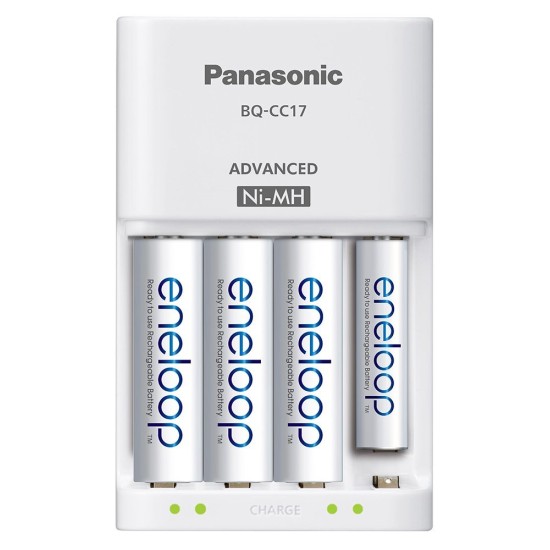 Panasonic Eneloop Bq Cc17 7 Hours 4 Battery Charger For Ni Mh Aa Aaa